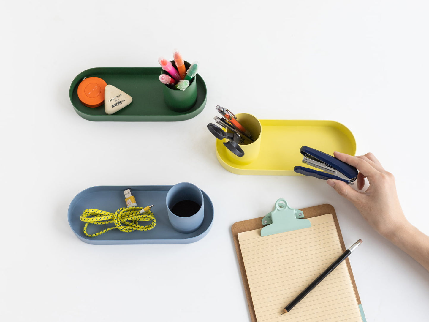 デスクオーガナイザー(スチール)