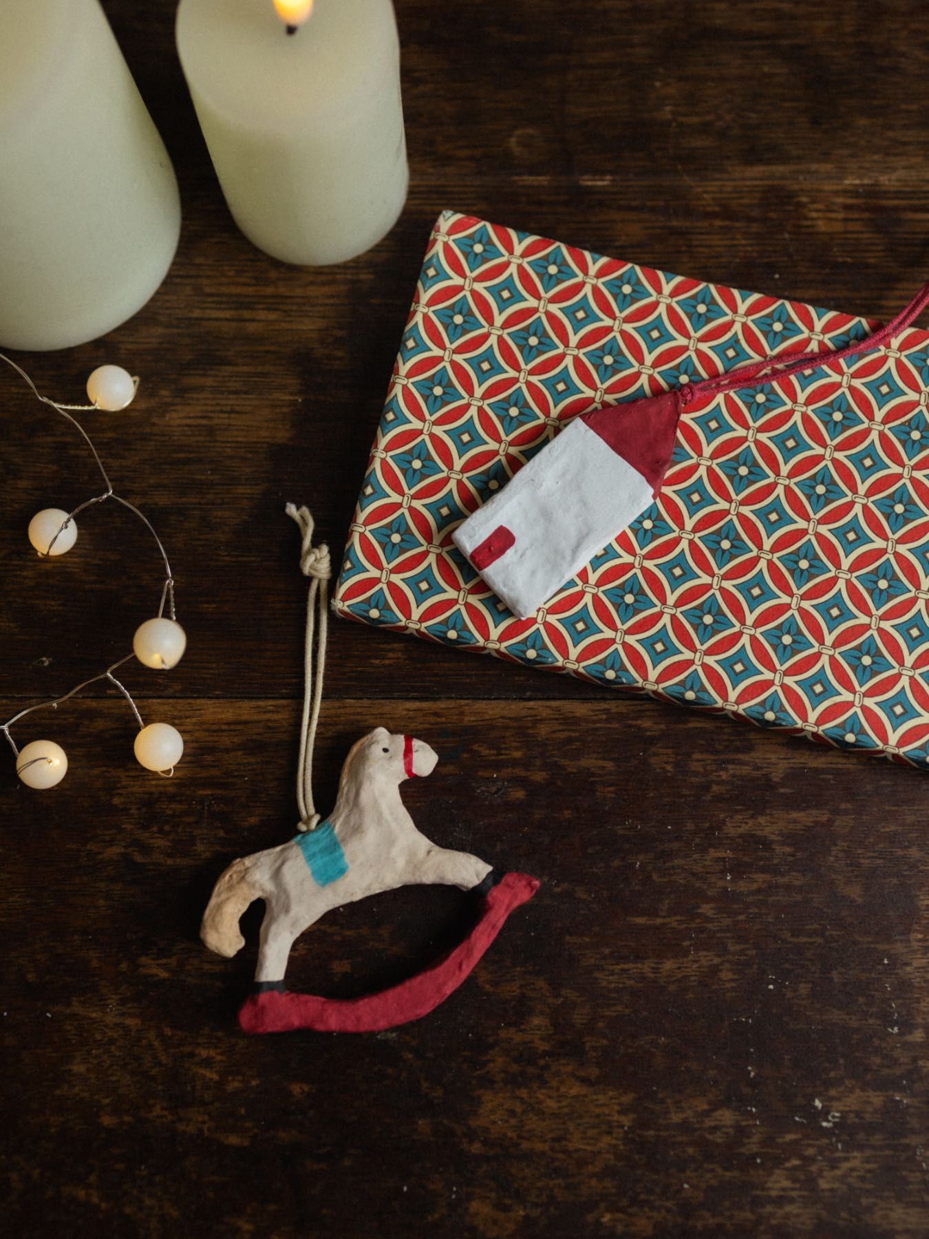 fog linen work ペーパーマッシュ ホリデーオーナメント