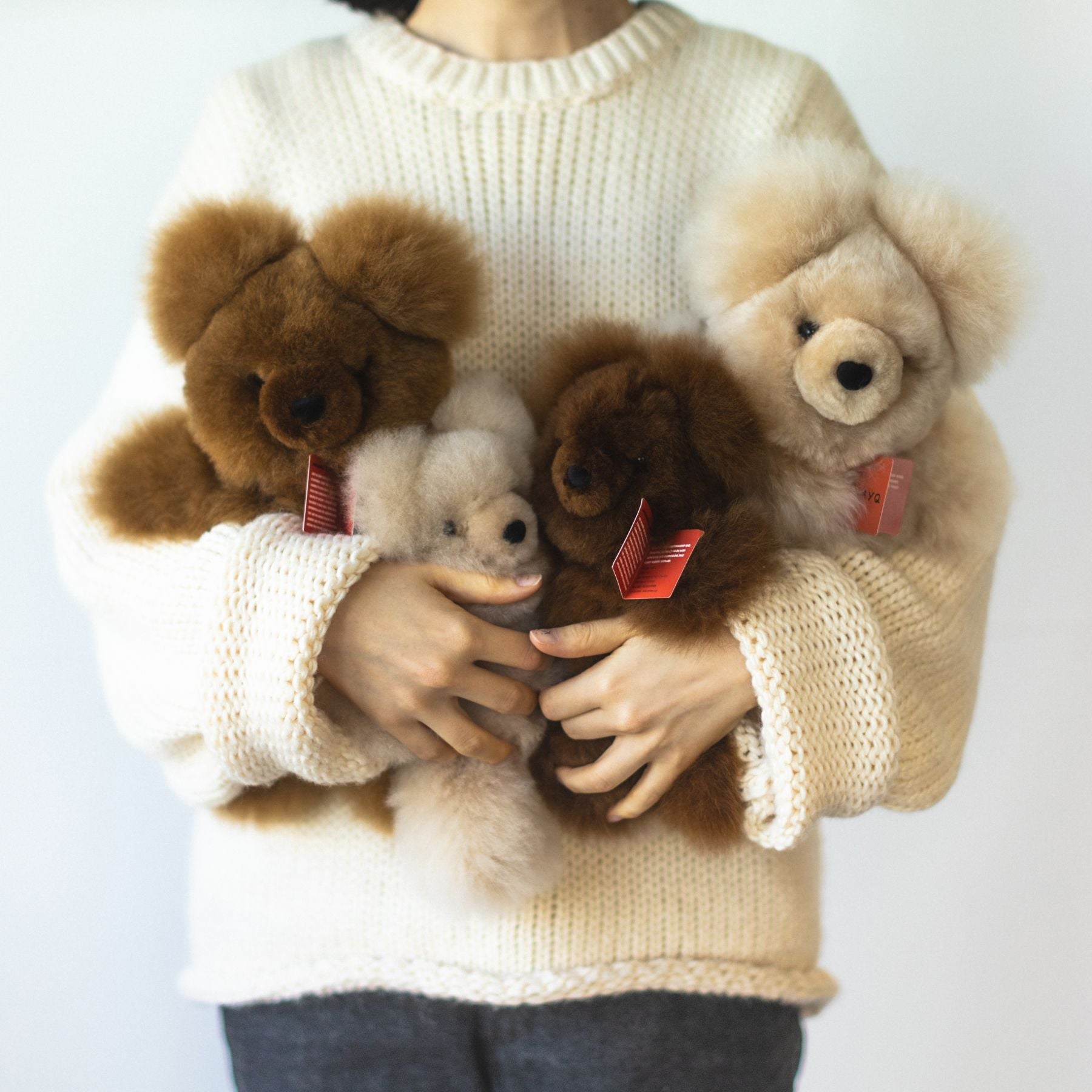 MUNAYQ ベビーアルパカ テディベア｜オブジェ・ぬいぐるみ｜オルネ ド