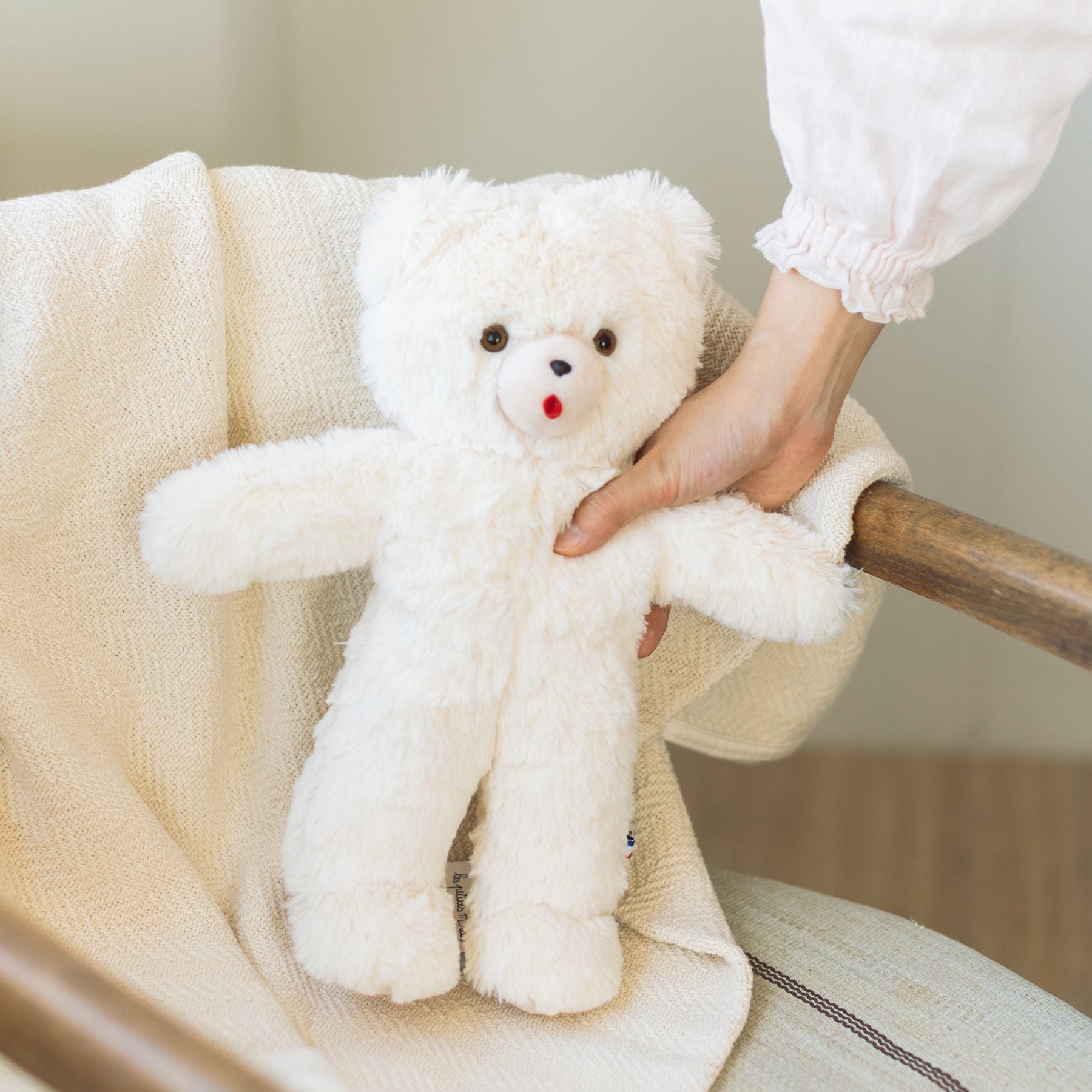 les petites maries クマ型ぬいぐるみ Les Petites Maries TOINOU（テディベア）｜オブジェ・ぬいぐるみ