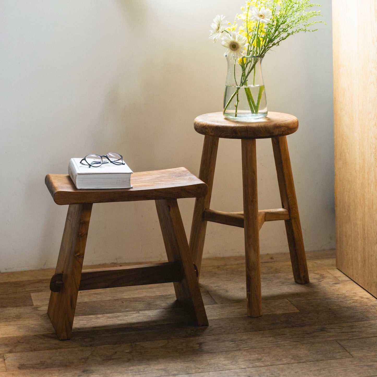 チークウッドスツール/スモール