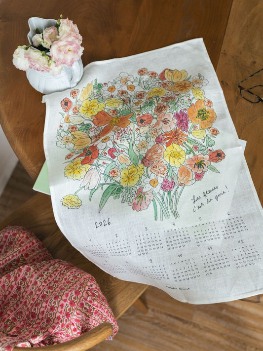 isabelle boinot × fog linen work 2026 リネンカレンダ-