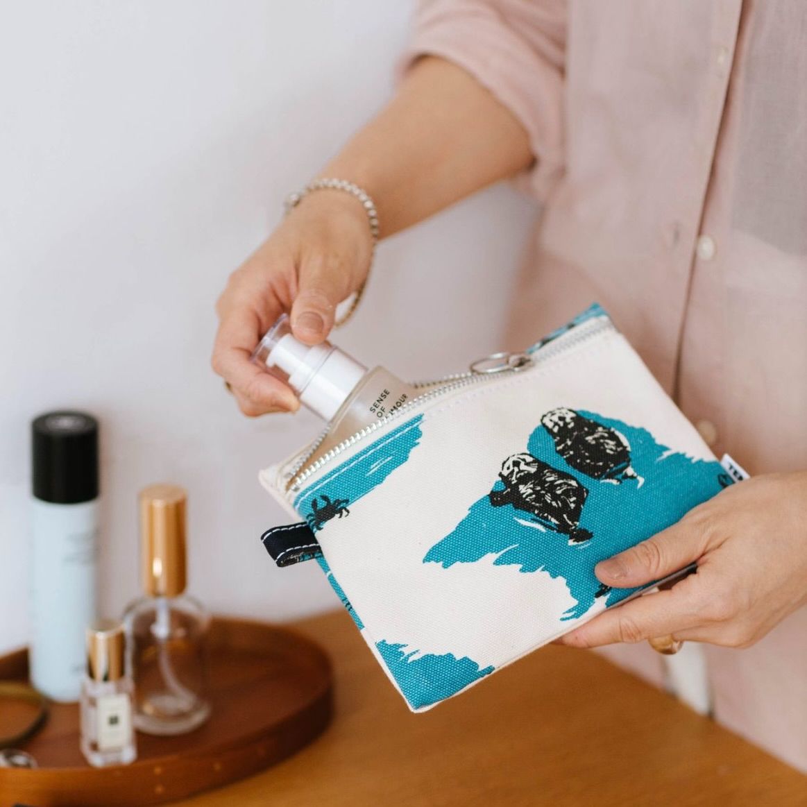 TEMBEA FLAT POUCH MEDIUM／RAKKO｜ポーチ｜オルネ ド フォイユ公式