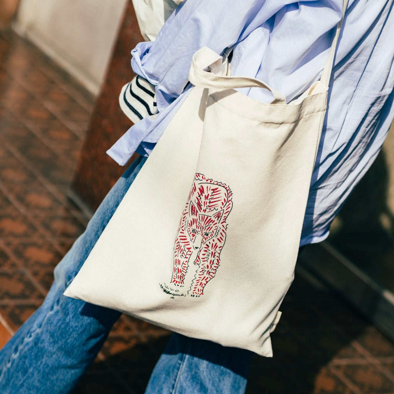 【新品】 クマ トートバッグ 山口一郎 トートバッグ／クマ｜バッグ｜オルネ ド フォイユ公式