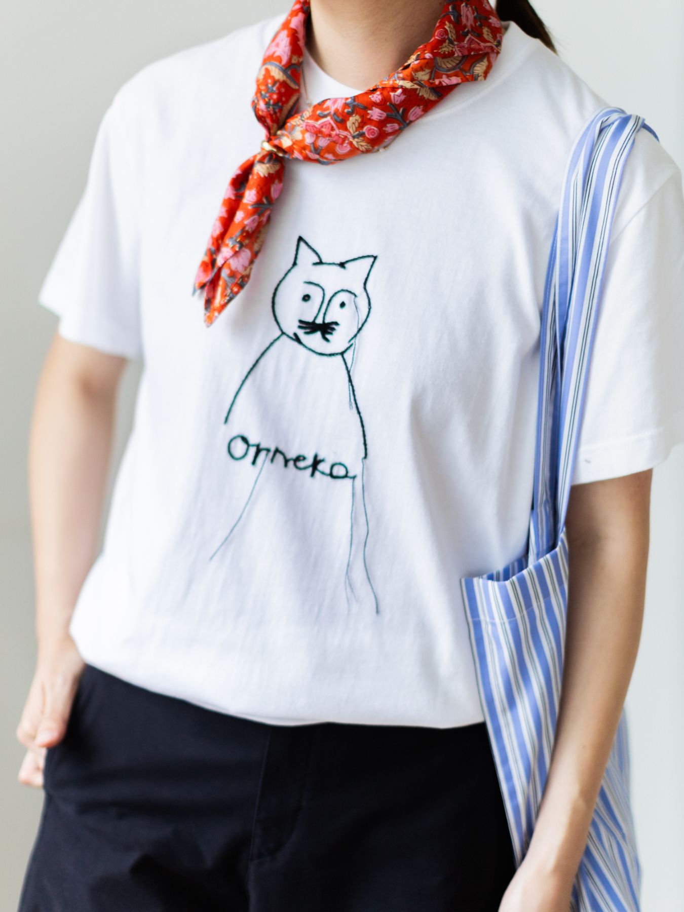 オルネコ・チェーンステッチTシャツ