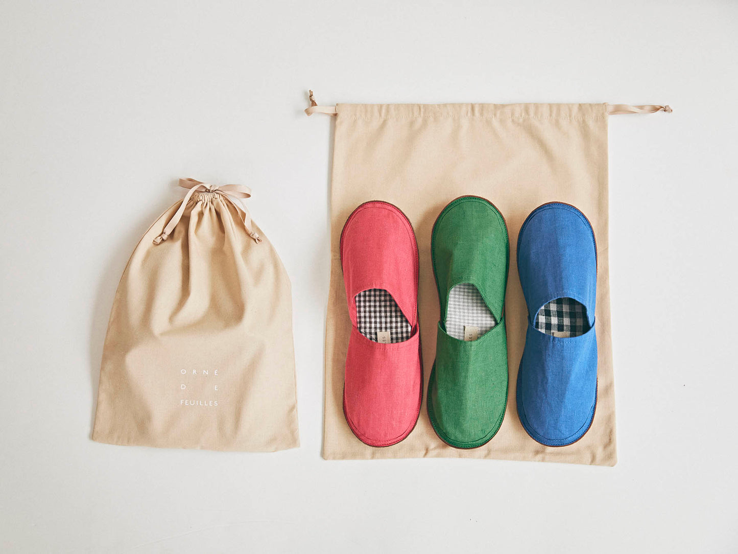 Orné de Feuilles × fog linen work オリジナルスリッパ