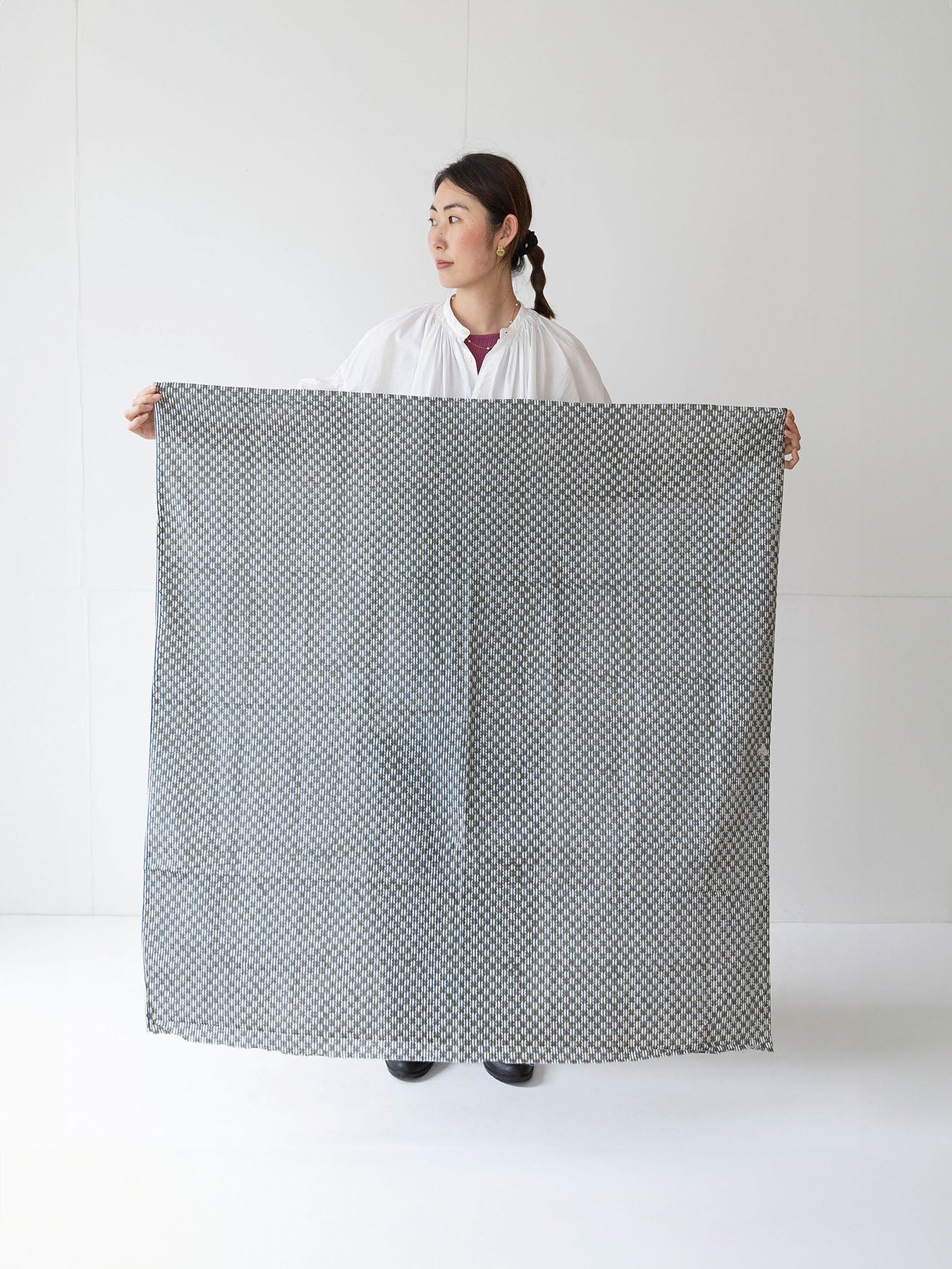 カットクロス ブロックプリント(約100cm角)
