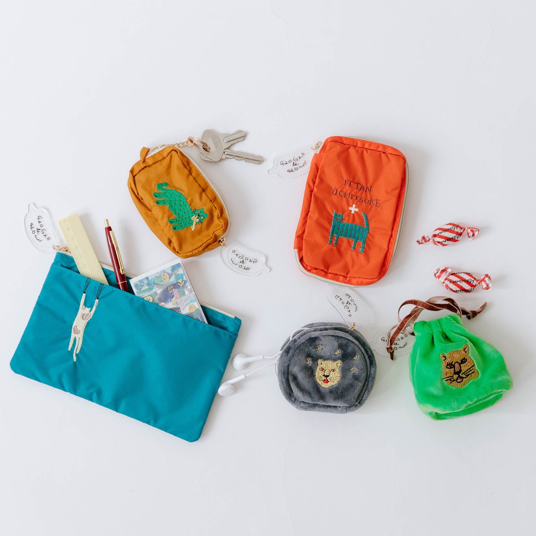 kusetsuyo くせ強 シリーズ（ポーチ）｜ポーチ｜オルネ ド フォイユ