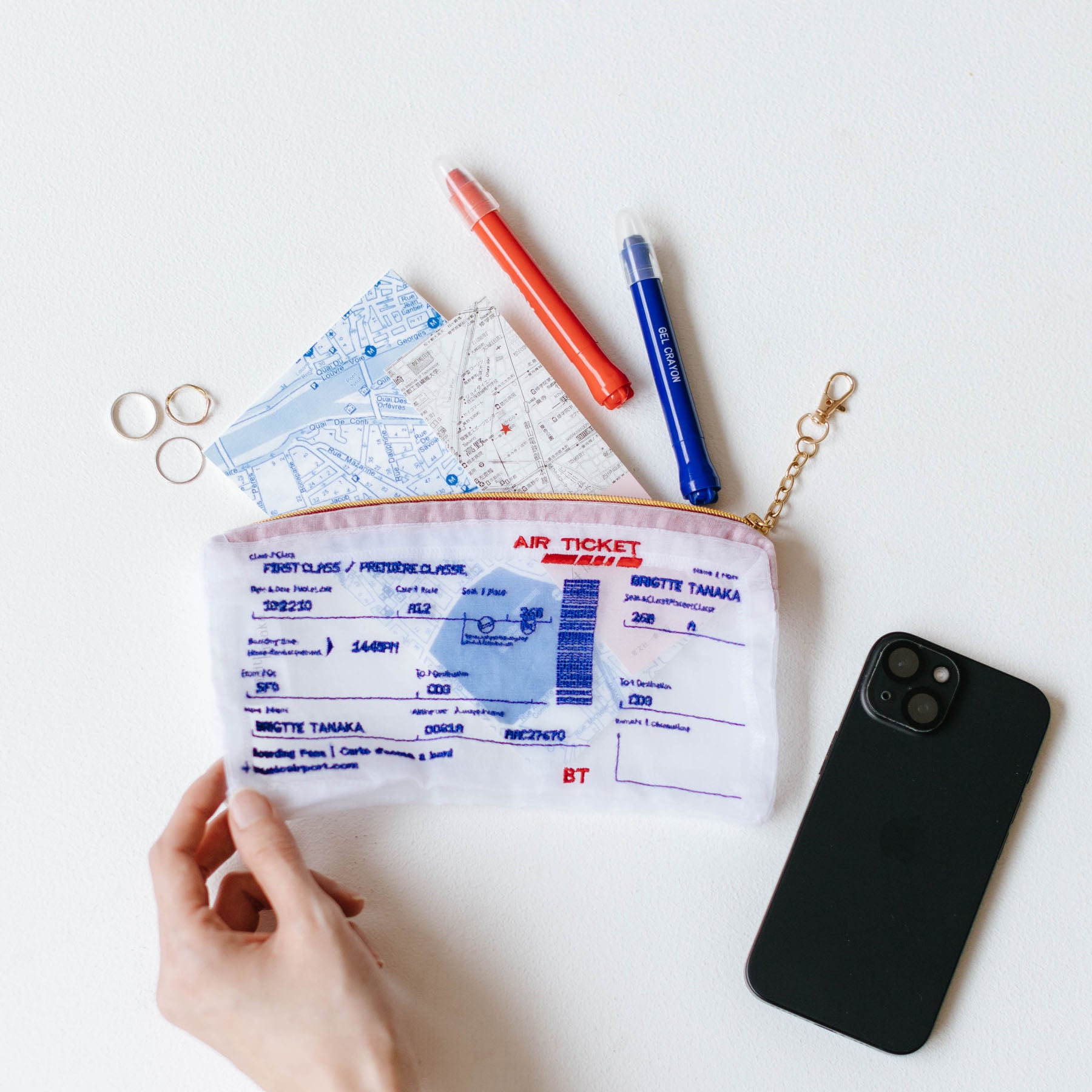 Brigitte Tanaka ミニポーチ／Airticket Pochette Key Holder｜ポーチ