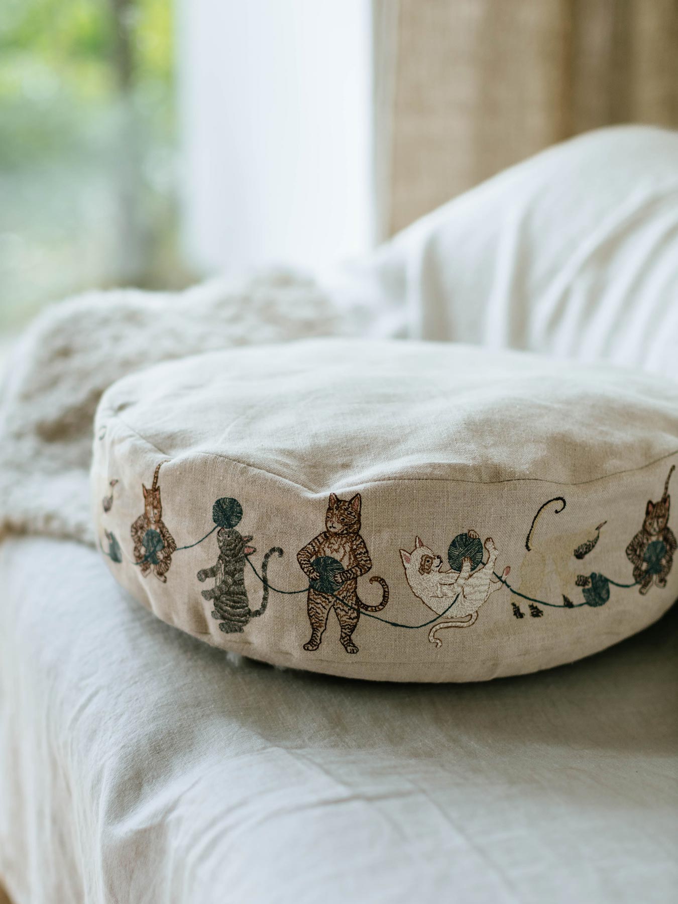 【受注販売】Coral & Tusk × Orneko ラウンドネコベッド