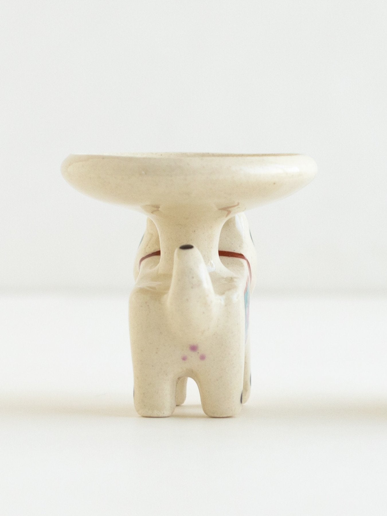 ま工房 子守り犬/豆皿