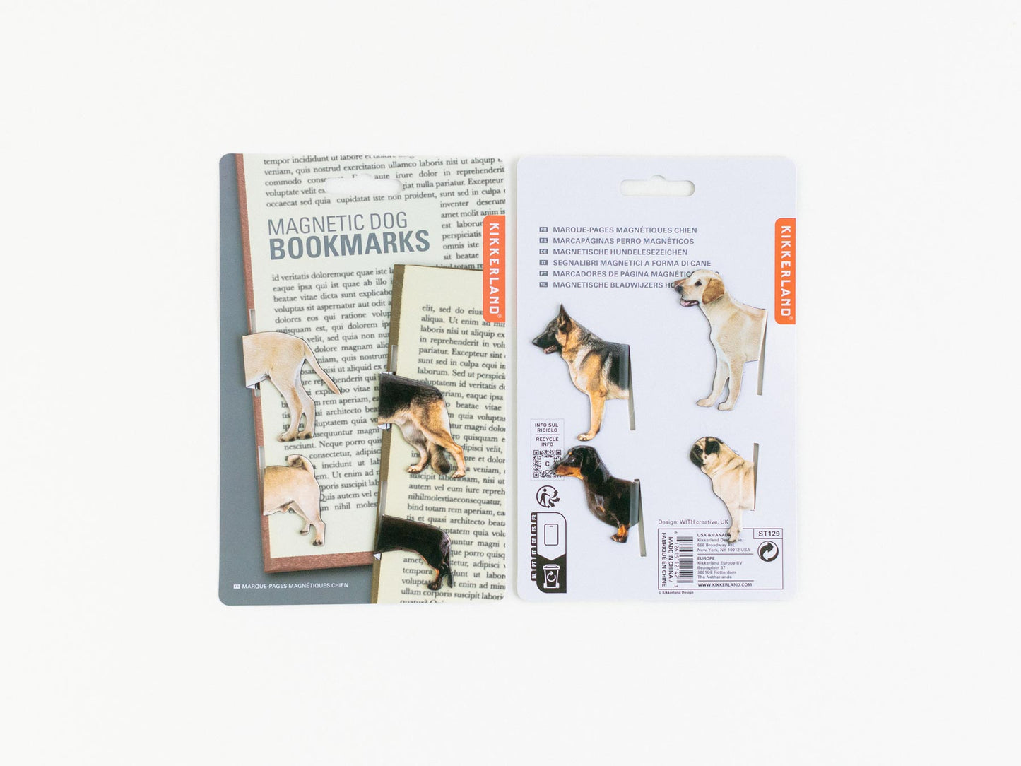 MAGNETIC DOG BOOKMARKS(ブックマーク4個セット)