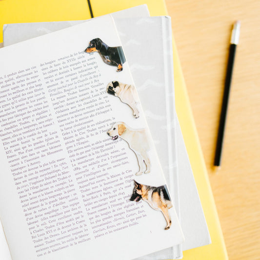 MAGNETIC DOG BOOKMARKS(ブックマーク4個セット)