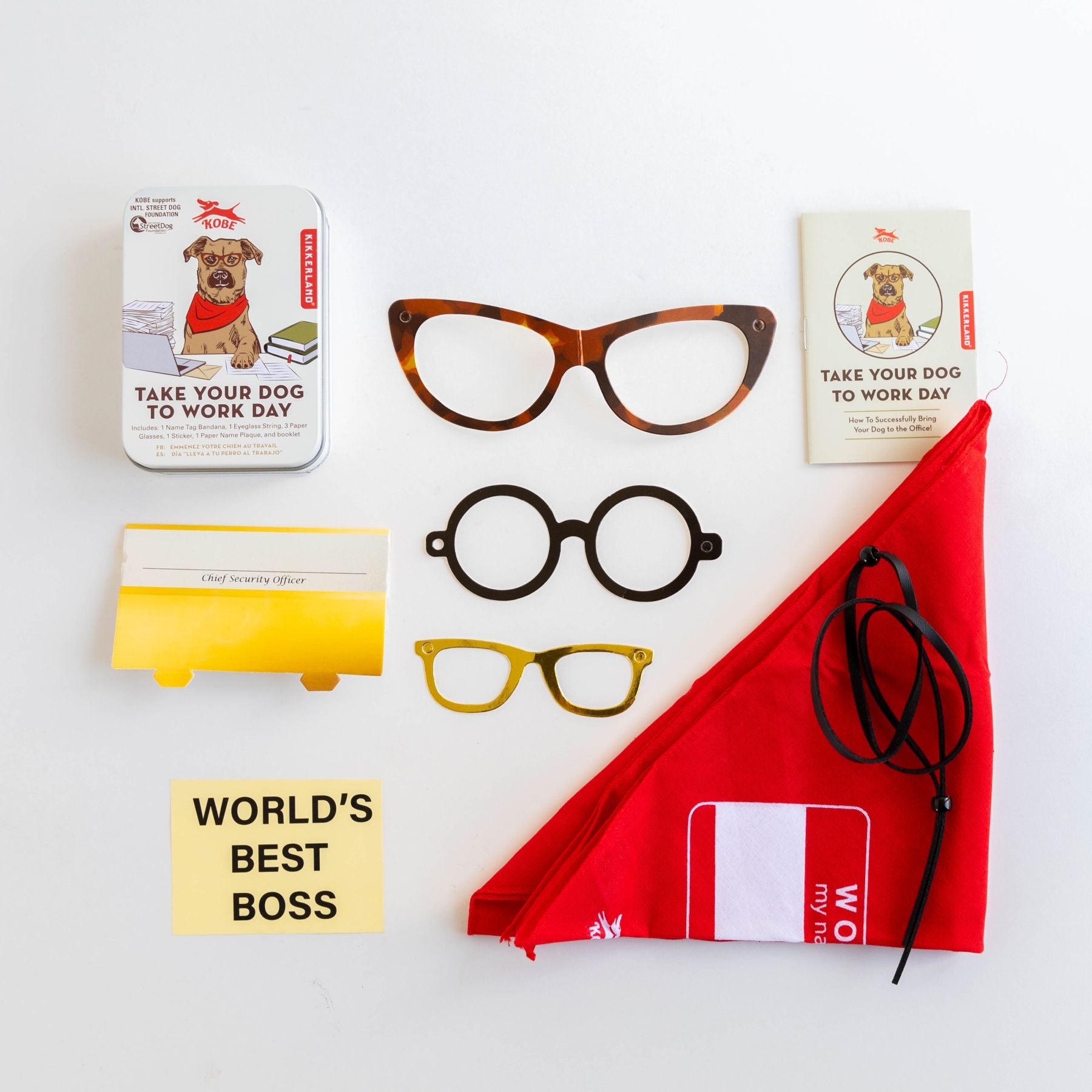 KOBE TAKE YOUR DOG TO WORK DAY KIT（犬のお仕事キット）｜文具
