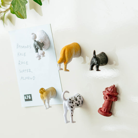 イヌのお尻マグネット(6個セット)