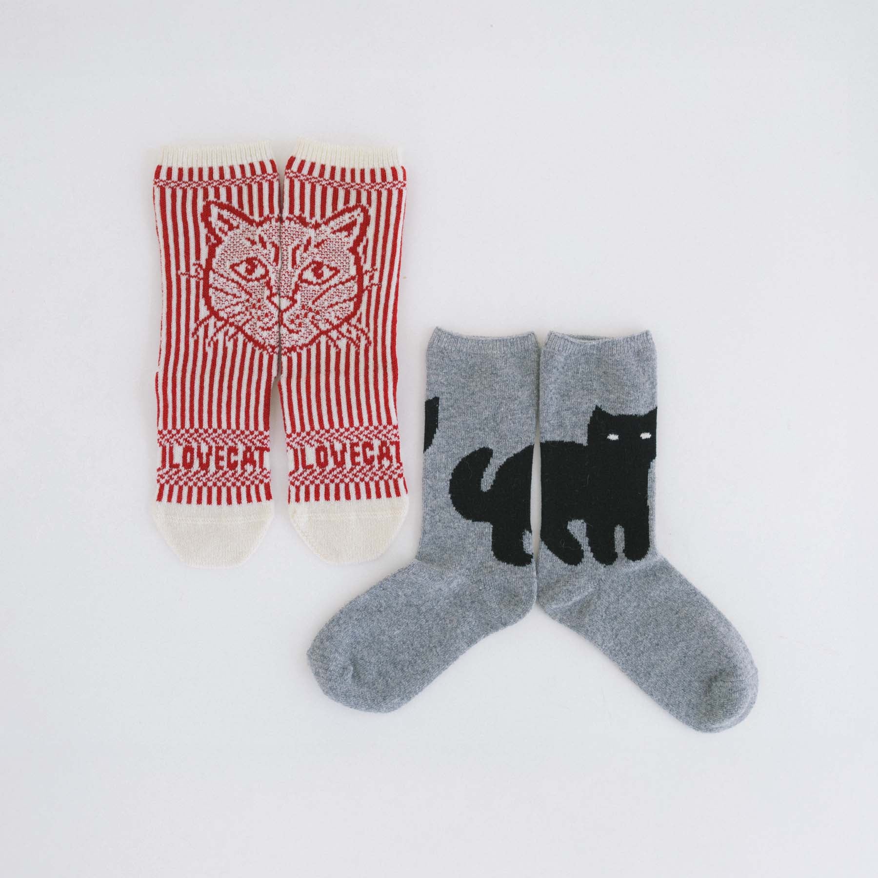 French Bull ソックス／ネコ｜ハンカチ・靴下｜オルネ ド フォイユ公式