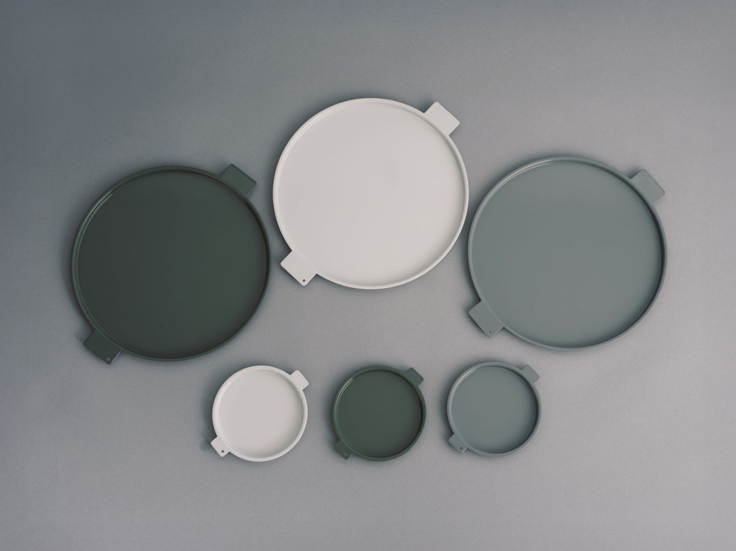 yumiko iihoshi porcelain イイホシユミコ/‘Colored’ aluminum tray round