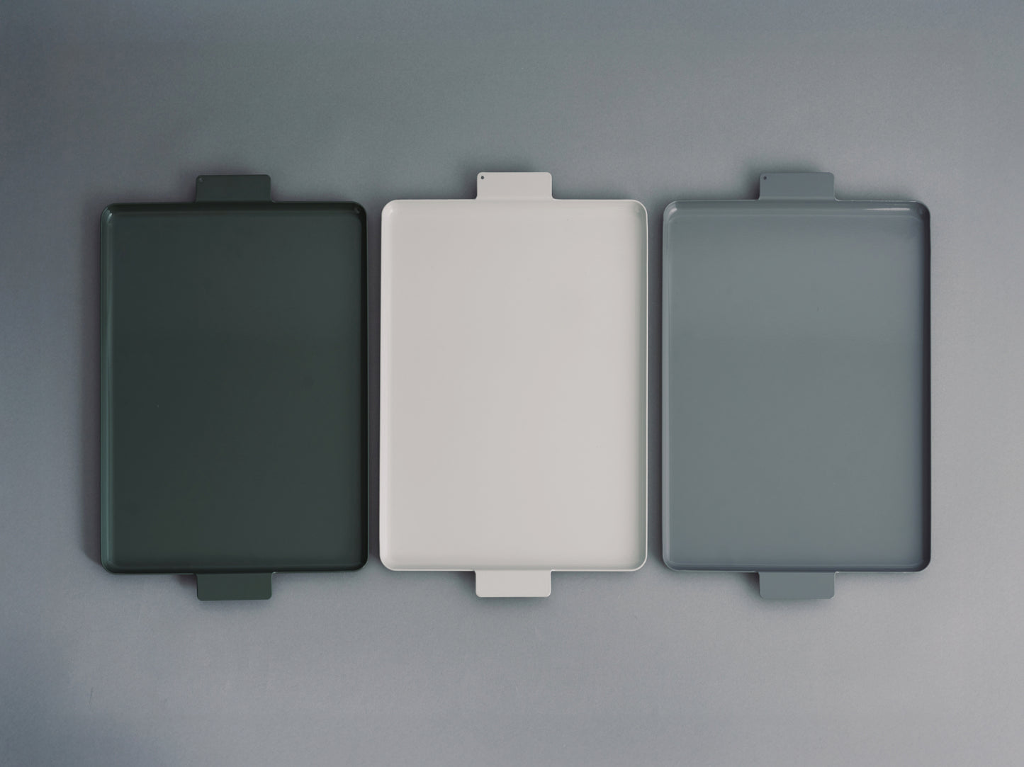 yumiko iihoshi porcelain イイホシユミコ/‘Colored’ aluminum tray square・rectangle