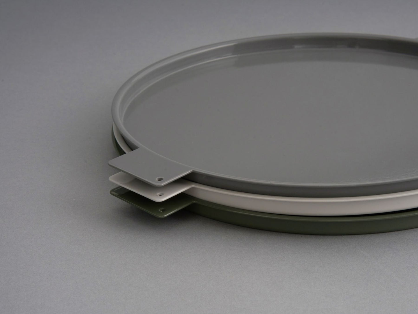 yumiko iihoshi porcelain イイホシユミコ/‘Colored’ aluminum tray round