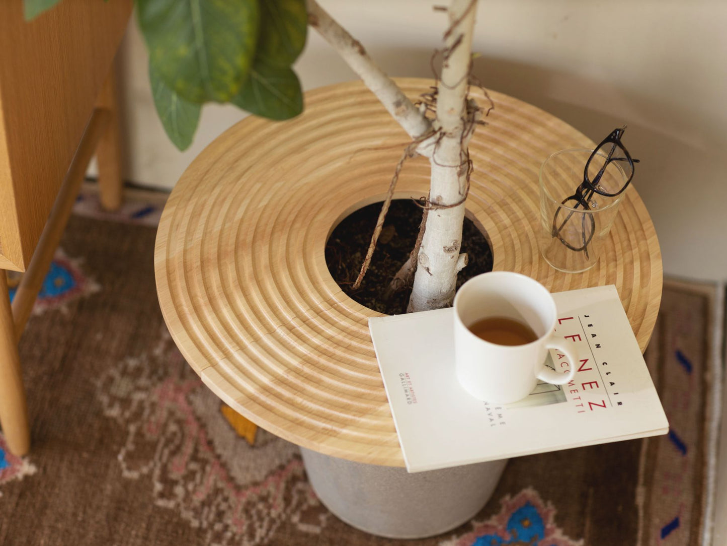 WOOD CIRCLE TRAY(木製トレイ)
