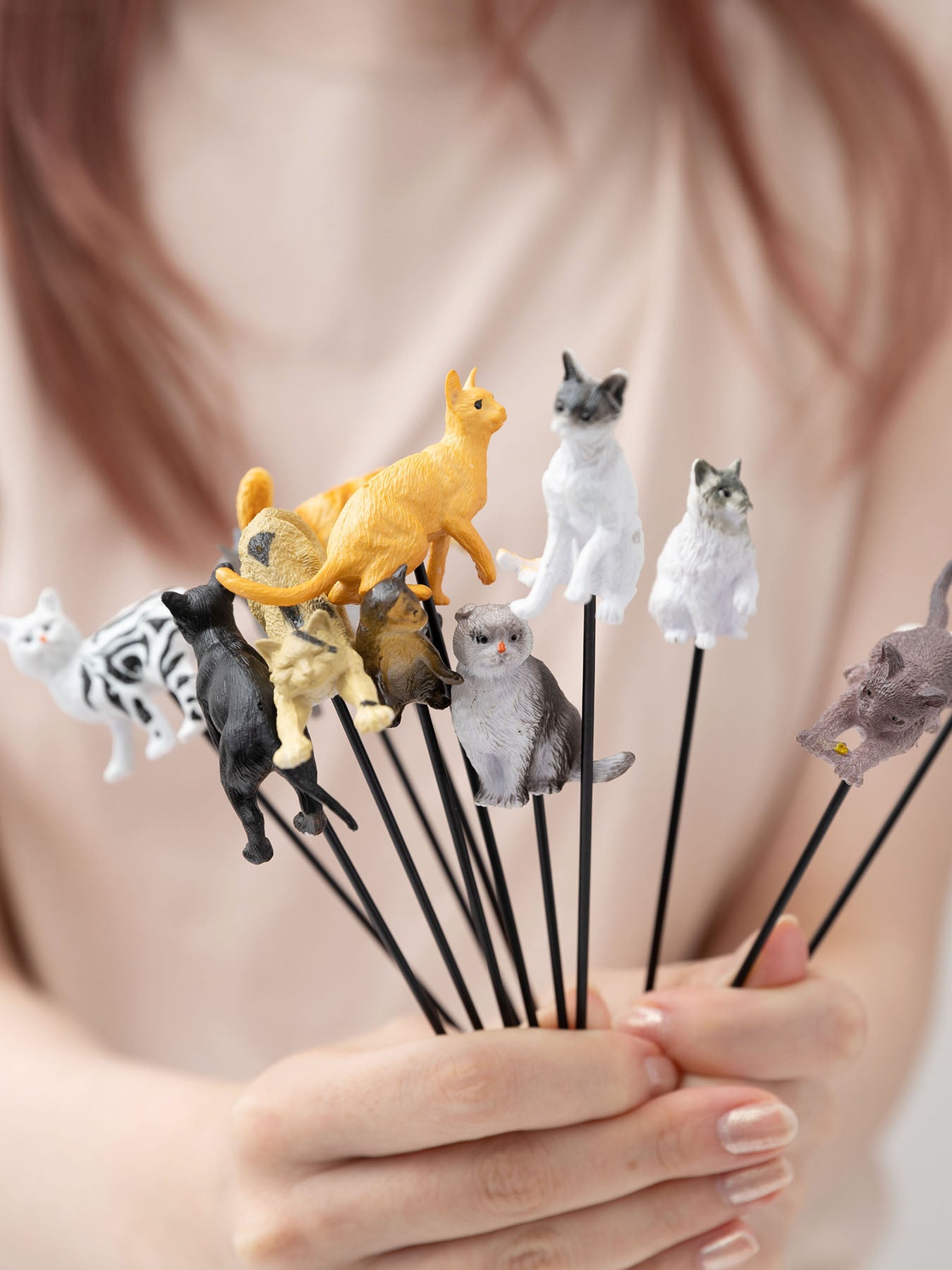 ネコのガーデンピック(12本セット)