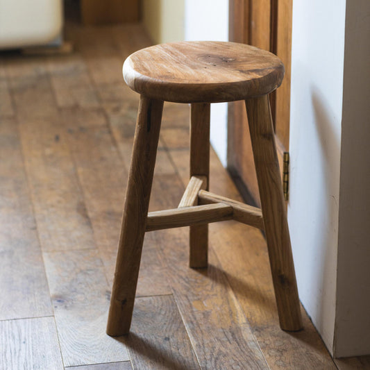 チークウッドスツール/ラウンド