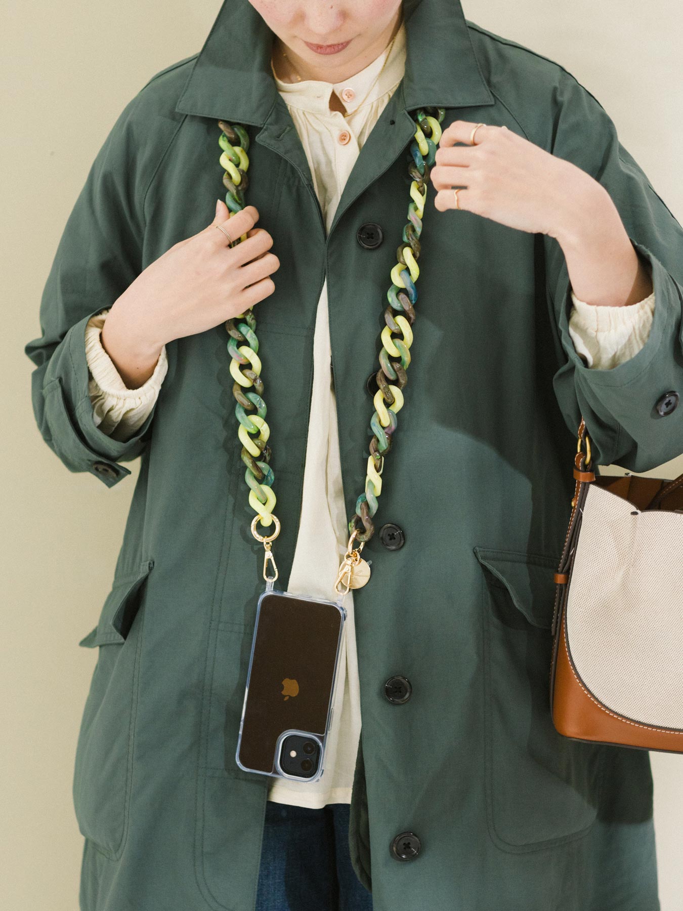 La Coque Francaise チェーンモバイルストラップ(120cm)