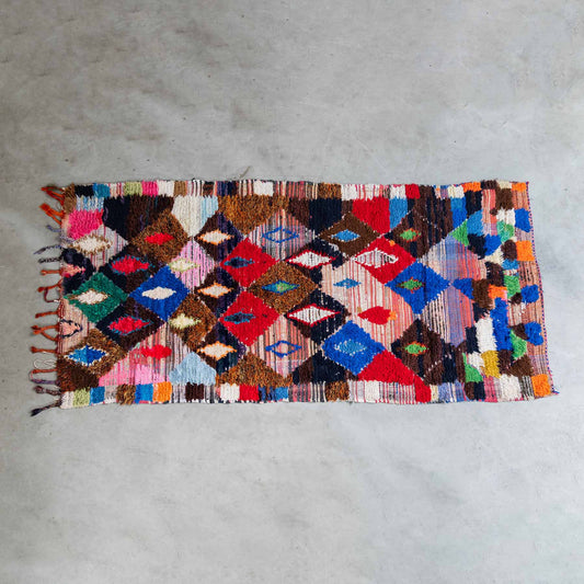 モロッコヴィンテージラグ・ボシャルウィット/F