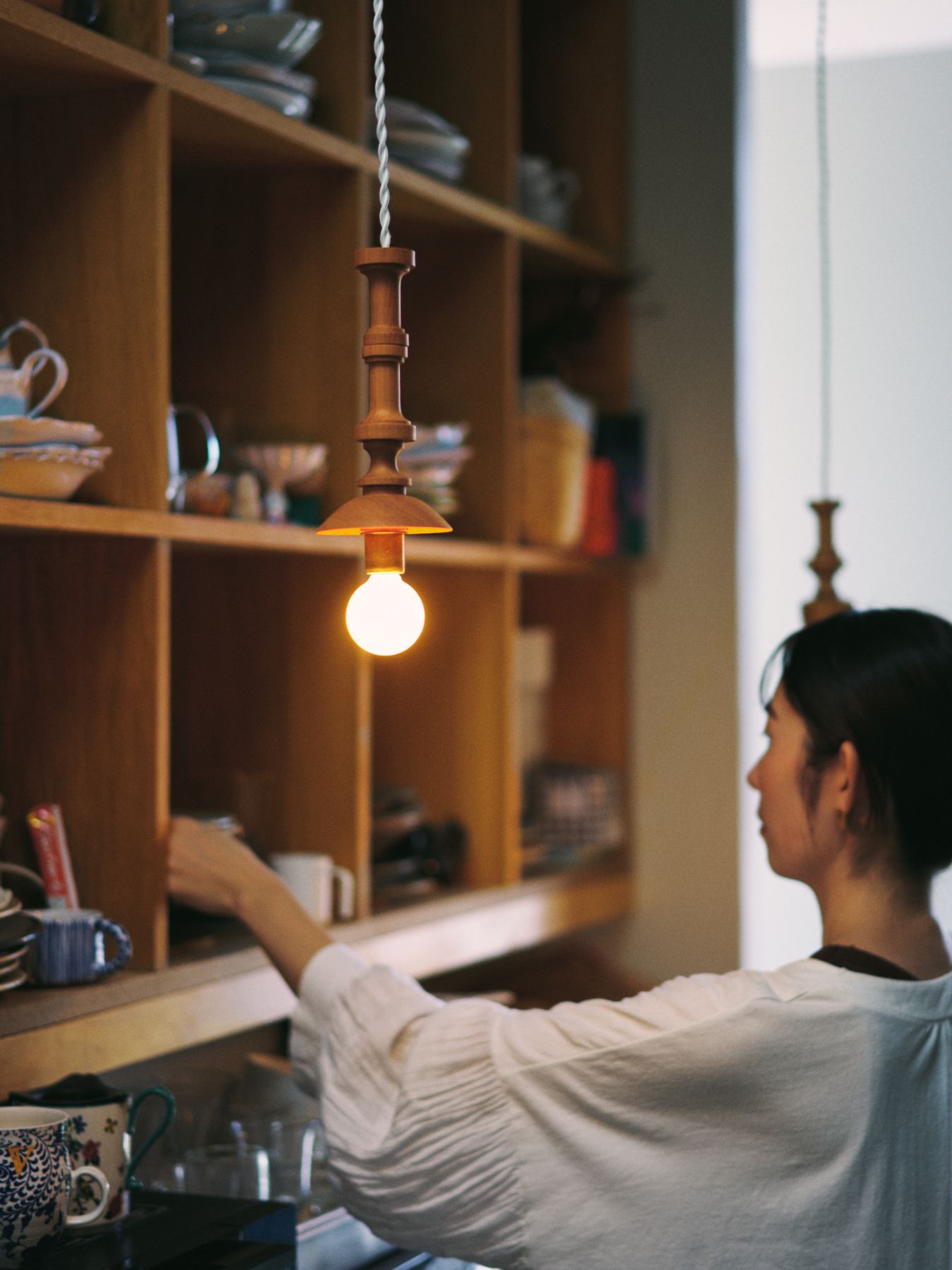 使用した電球:LED SWAN BULB(スワン電球)/E17口金