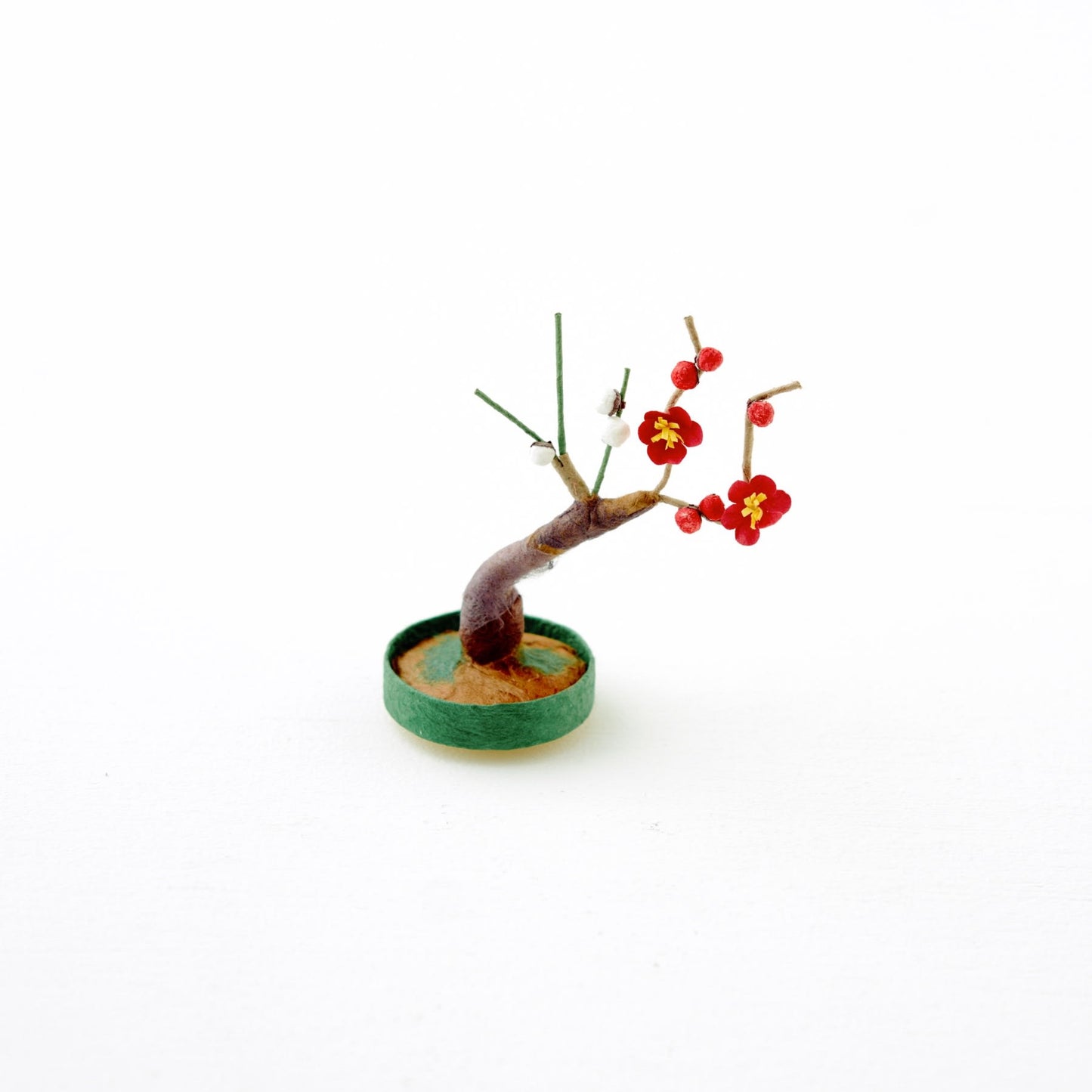 ミニ盆栽/紅白梅