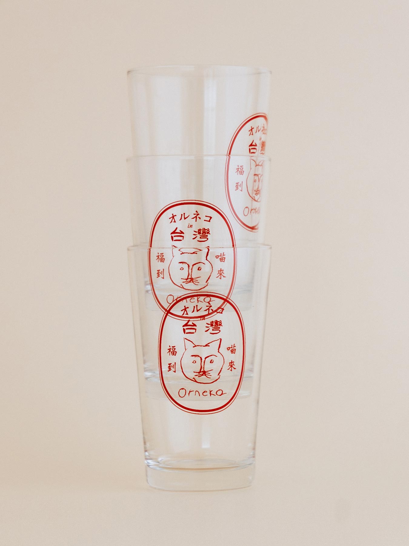 オルネコin台湾 グラス