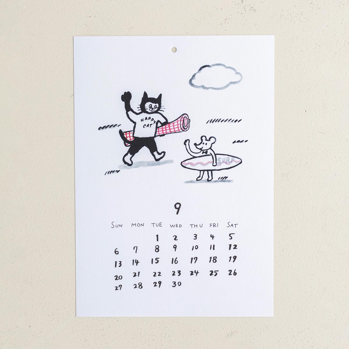 坂巻弓華 HAPPY CAT カレンダー 2026