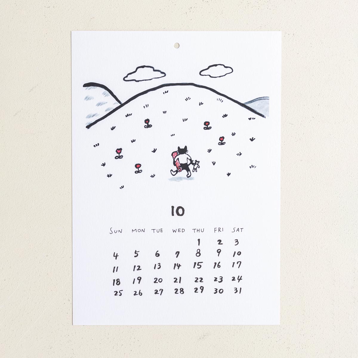 坂巻弓華 HAPPY CAT カレンダー 2026