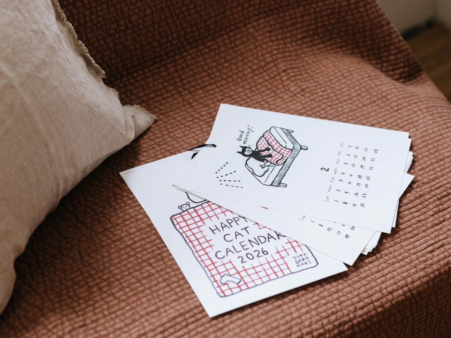 坂巻弓華 HAPPY CAT カレンダー 2026