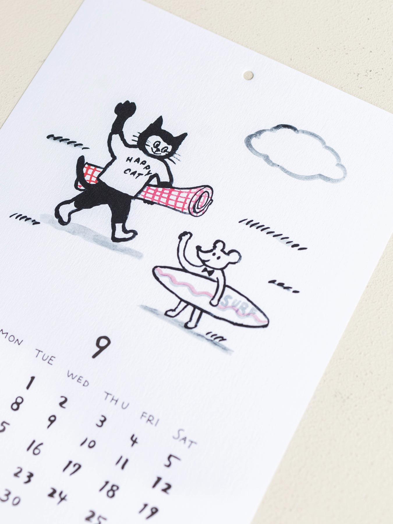 坂巻弓華 HAPPY CAT カレンダー 2026