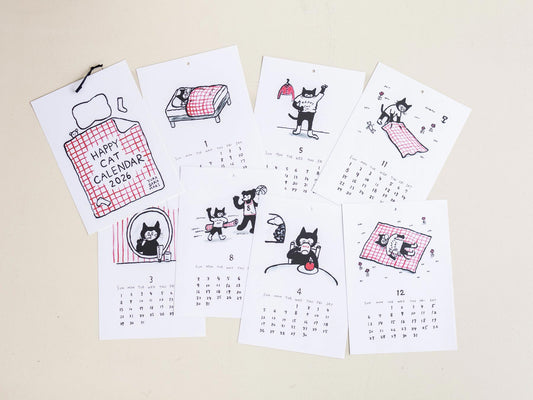 坂巻弓華 HAPPY CAT カレンダー 2026
