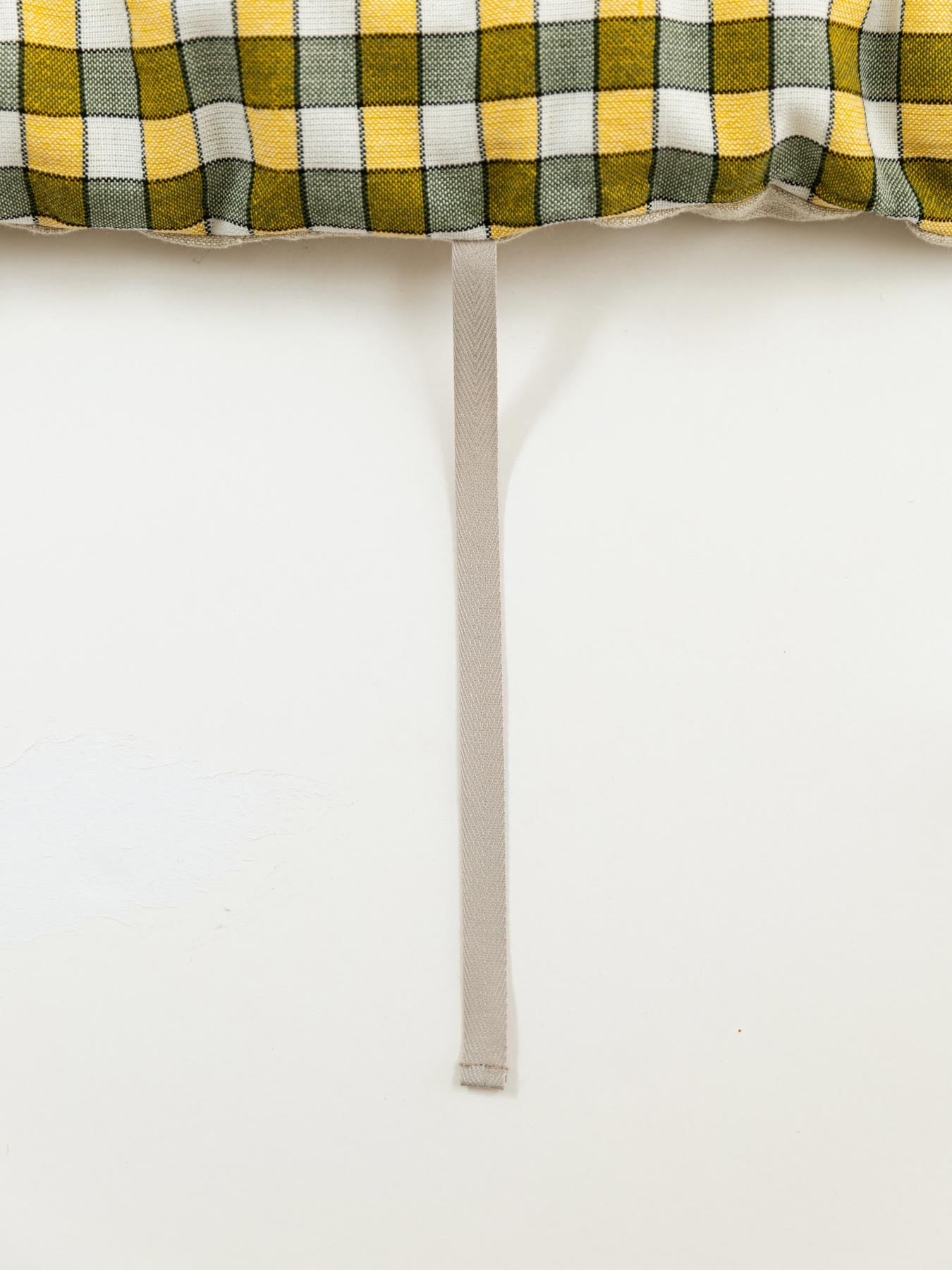 オリジナル・ミニシートクッション/チェック柄