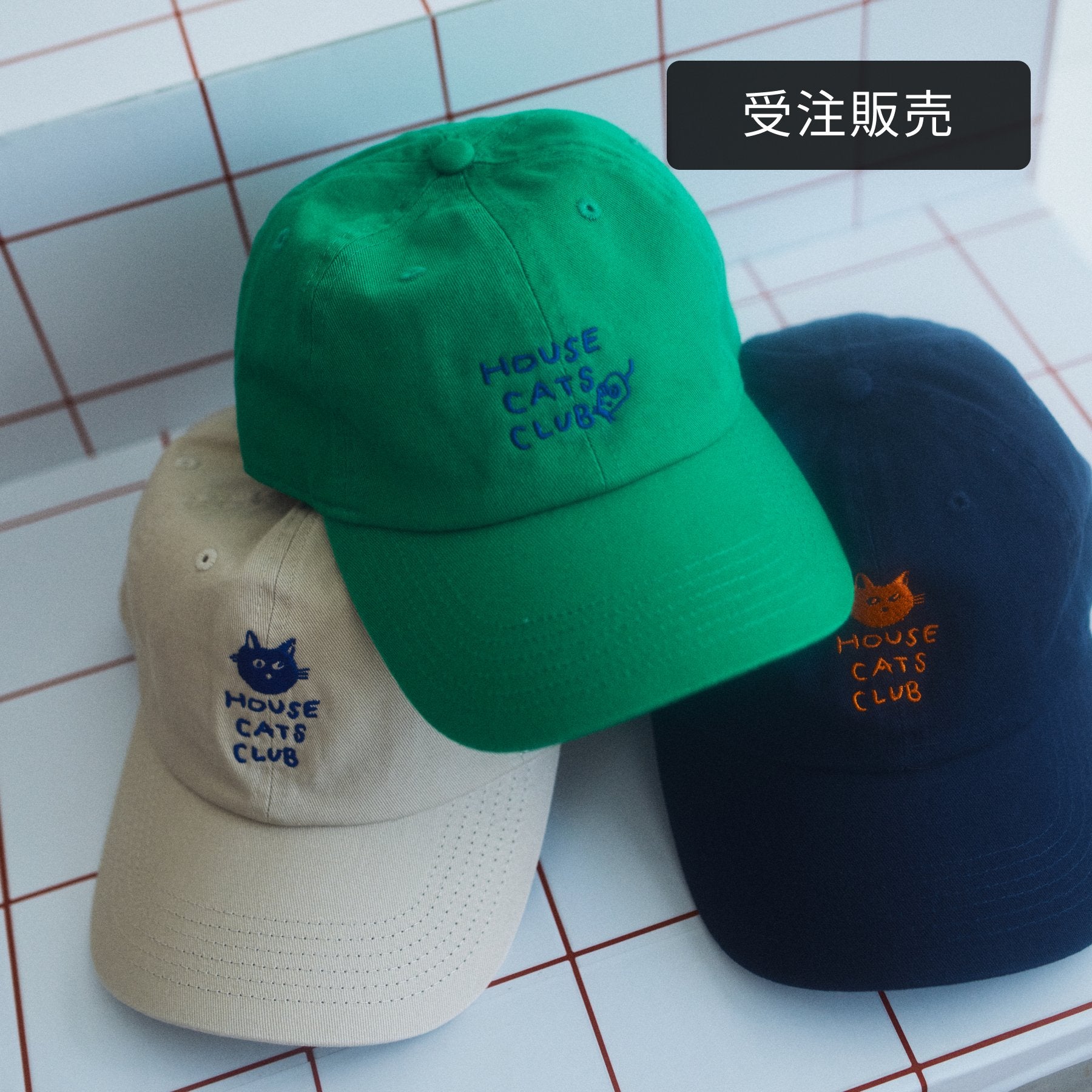 おれん　ファンキャップ 受注販売】HONGAMA × Orneko キャップ｜帽子｜オルネ ド フォイユ公式