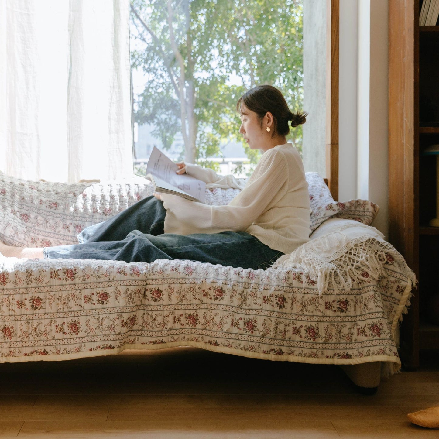 オリジナル・キルティングマルチカバー リバーシブル