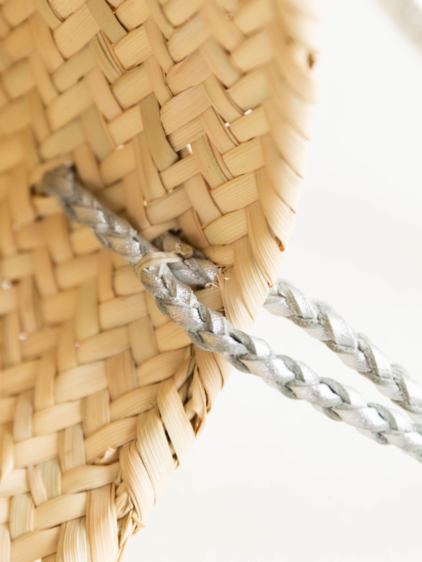 warang wayan × Orné de Feuilles カゴバッグ