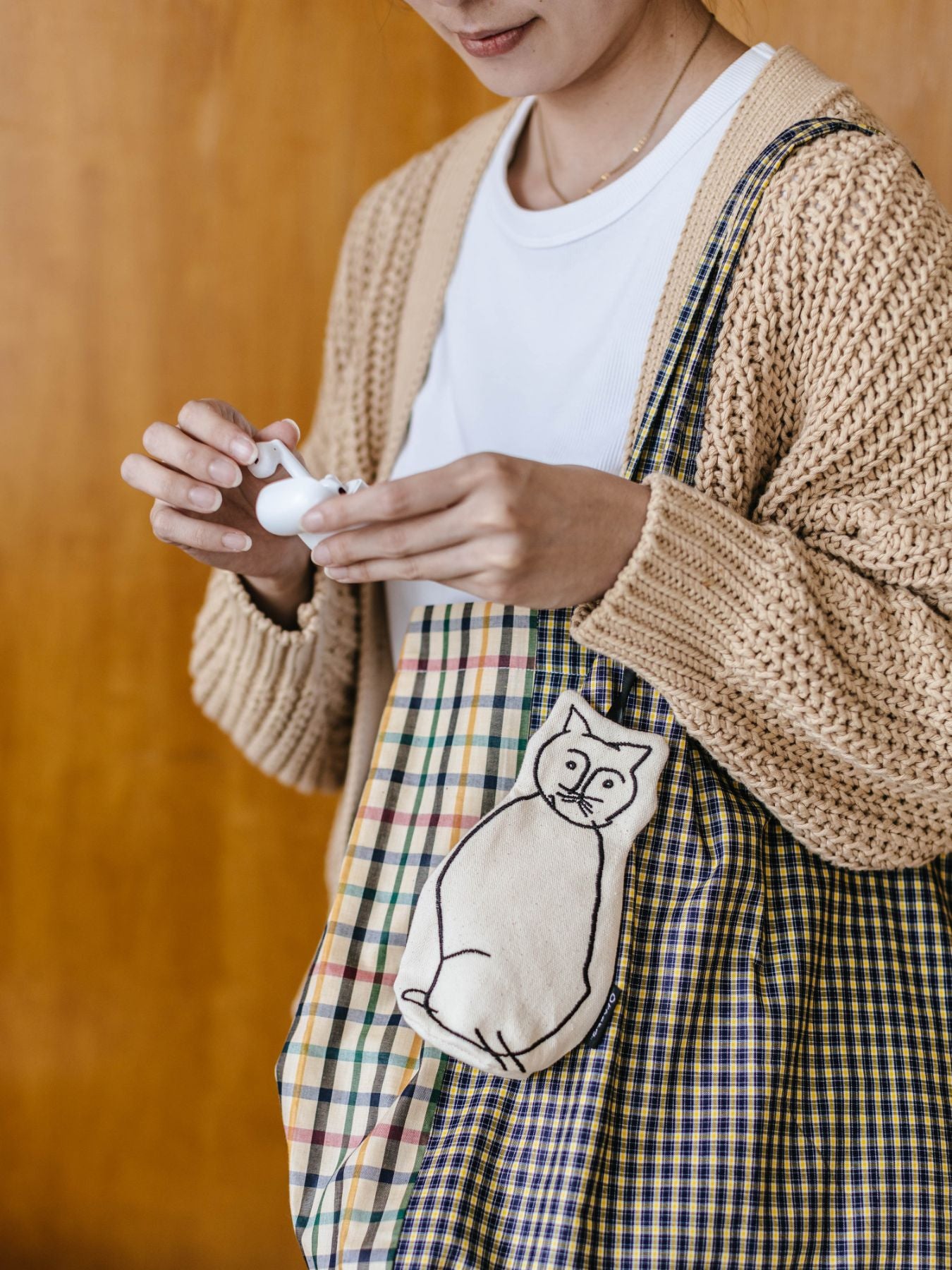ROOTOTE × Orneko オスワリネコポーチ