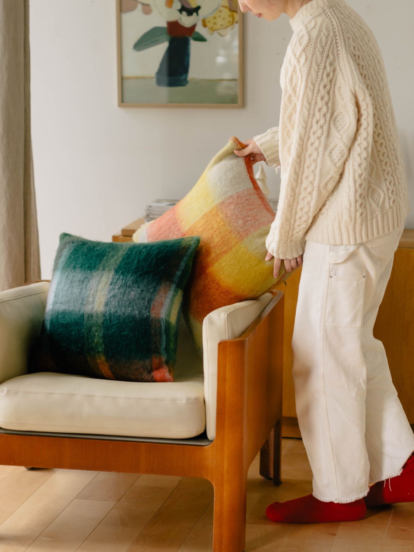 左からグリーン、ピンク