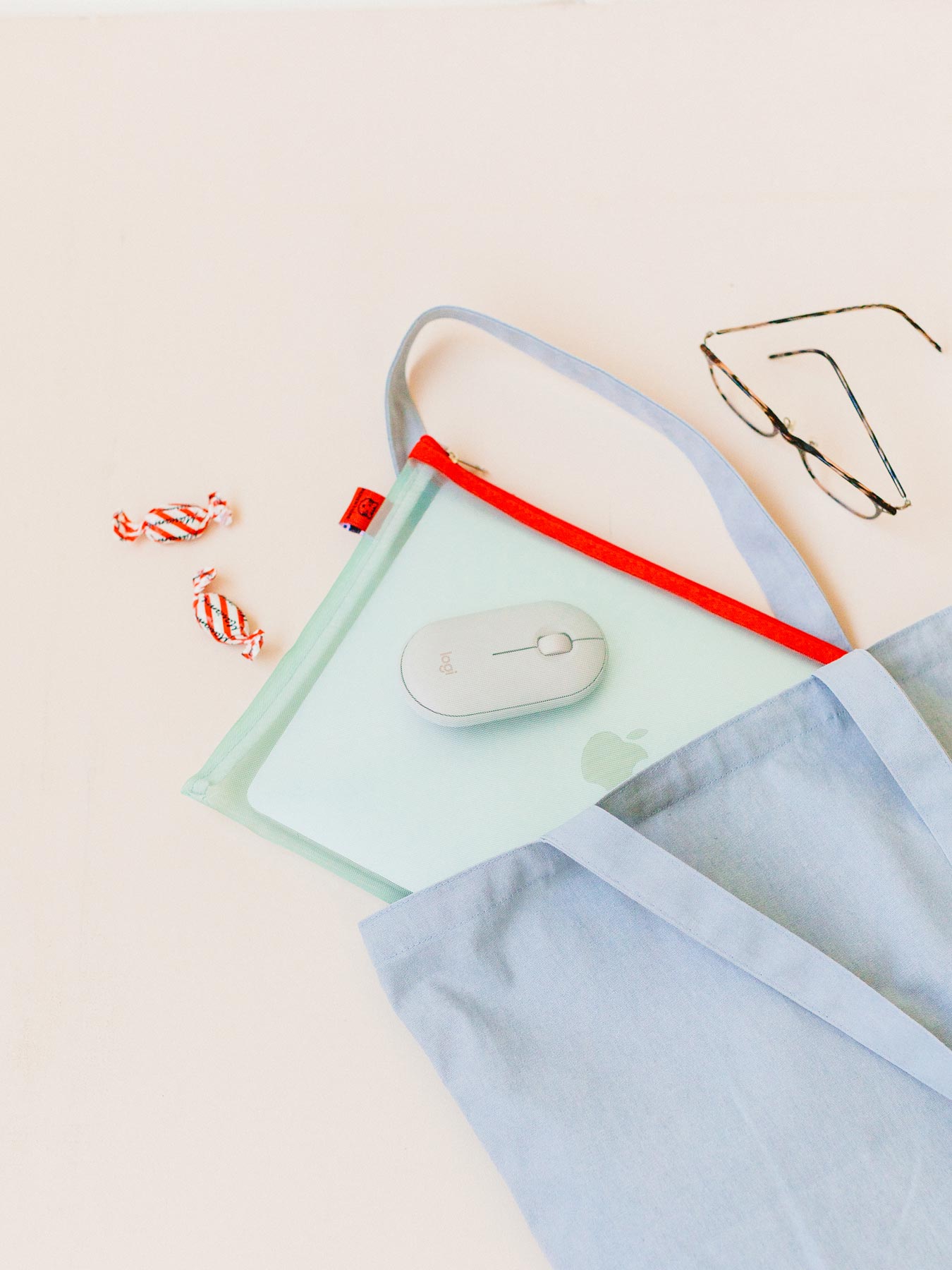 PAPIER TIGRE THE POCKET/A4サイズ(メッシュポーチ)