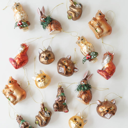 アニマル・ガラスオーナメント