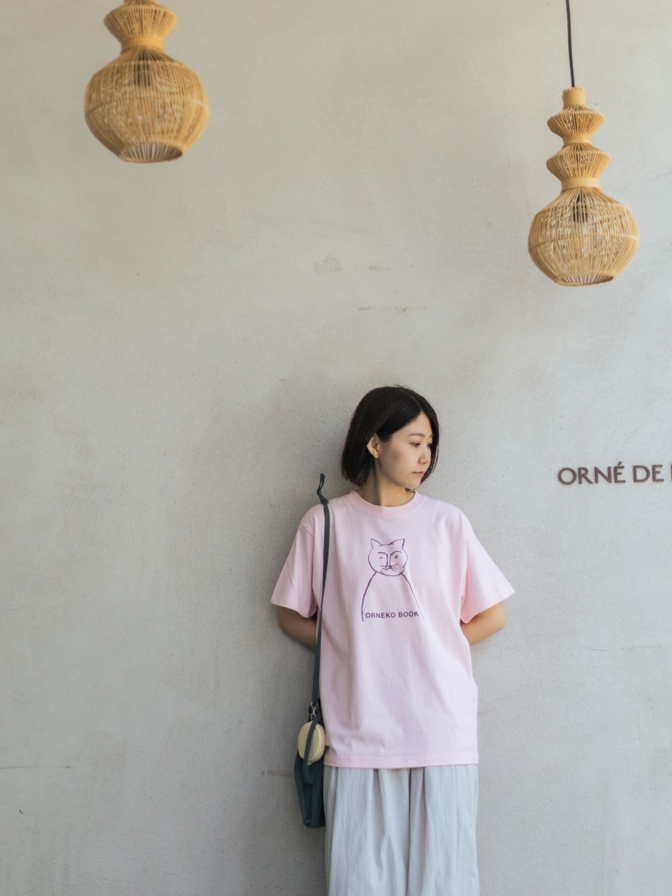 ピンク×グレー