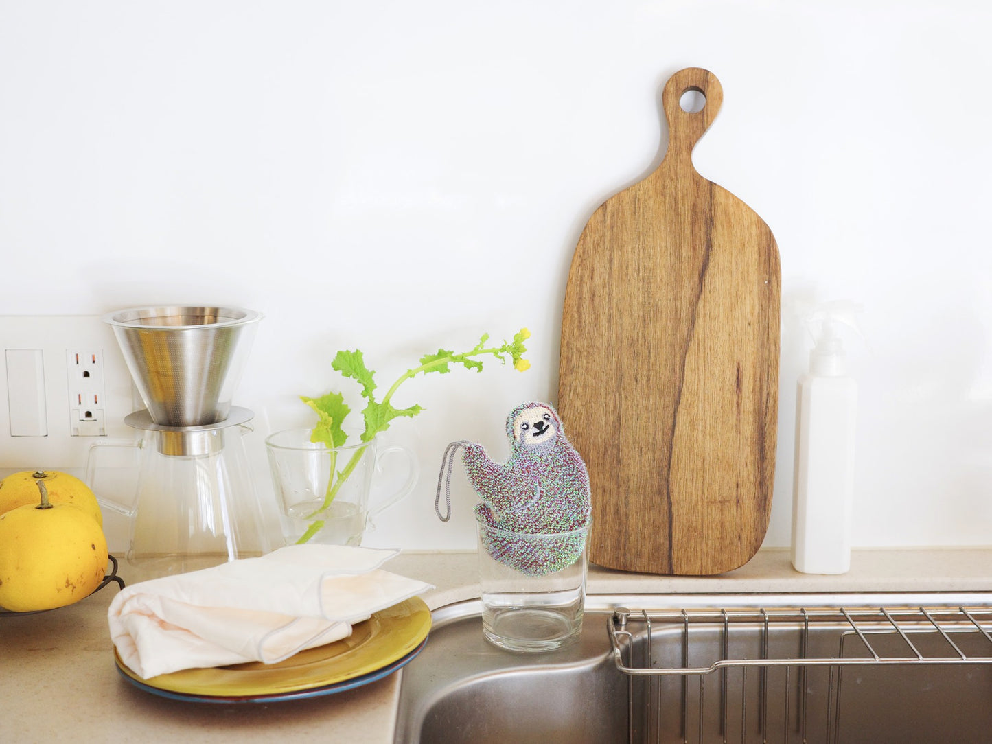 ナマケモノ・キッチンスポンジ/3個セット