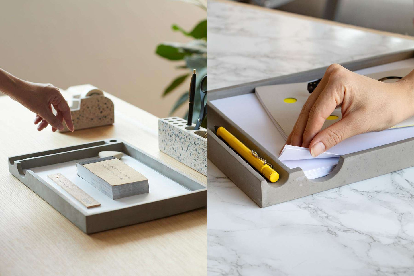 A:こちらはA4サイズの紙が入るトレーです。