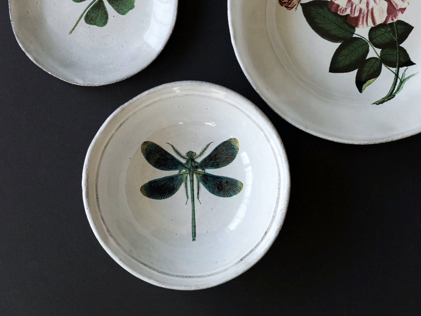 Astier de Villatte John Derian/スーププレート Dragonfly