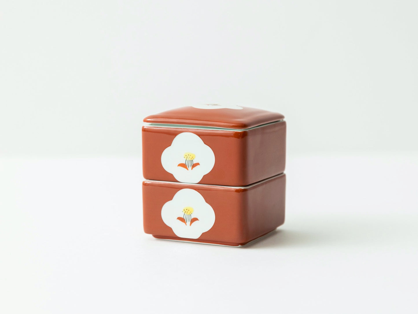 kin0002-ミニ二段重/朱巻椿