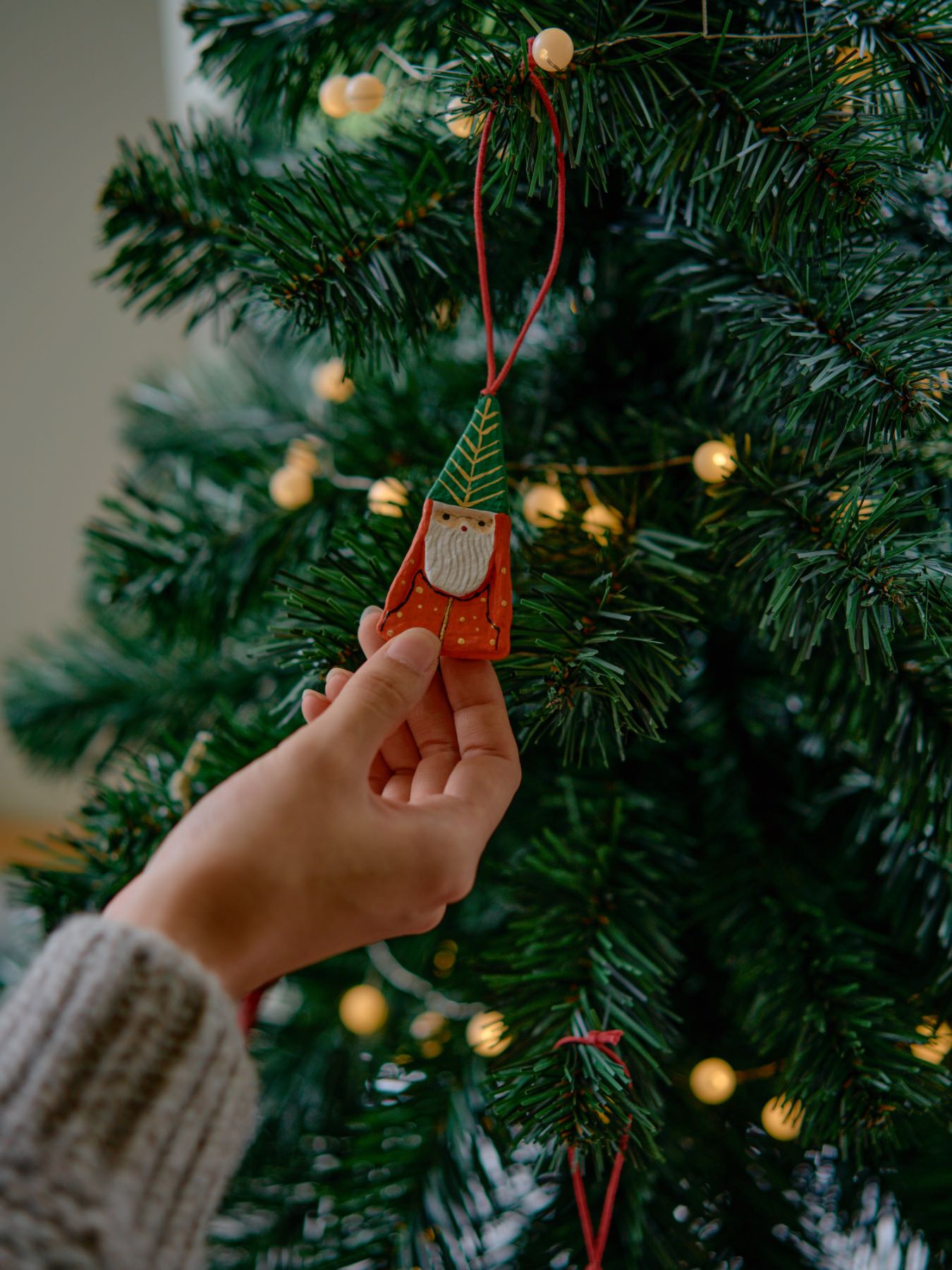 fog linen work ペーパーマッシュ ホリデーオーナメント